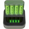 Image de GP Batteries ReCyko B4D45 Station d'accueil LCD 4 ports + 4x AA NiMh 2100mAh (4 pcs, AA, AAA, Piles rechargeables + chargeur), Chargeur de batterie