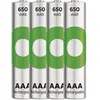 Image de GP Batteries R03 AKU 4BL ReCyko 650mAh (4 pcs, AAA, HR03, 650 mAh), Batteries + piles