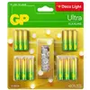 Image de GP Batteries GP Ultra Alkaline 12pcs AA batteries + 12pcs AAA batteries + 2m String Lights (12 pcs, AA, AAA), Batteries + piles