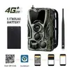 Image de Caméra de chasse 4g , avec batterie rechargeable de 5000mah, service de surveillance et de suivi des sentiers, avec vision nocturne sauvage