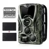 Image de Caméra de chasse avec batterie au lithium 5000 mah 16mp hc801 1080 p version nocturne pièges photo surveillance sauvage