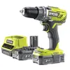 Image de Perceuse-visseuse RYOBI 18V OnePlus 2 batteries LithiumPlus 2.0Ah - chargeur rapide 2.0Ah R18DD3-220S