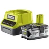 Image de Pack chargeur rapide Ryobi One+ avec batterie 18 V Li 4 Ah RC18120140