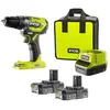 Image de Perceuse-visseuse à percussion Brushless e-torque 18V ONE+ - Batteries Lithium+ 2x 2,0 Ah R18PD5-220S RYOBI