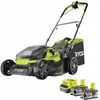 Image de Ryobi, Tondeuse à gazon, Tondeuse à gazon hybride (Fonctionnement sur batterie)