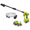 Image de Ryobi Ryobi Pistolet à pression 18V OnePlus - Nettoyez et arrosez avec facilité grâce à ce pistolet haute pression sans fil Ryobi. Pression max. : 22 bars, débit max. : 182 l/h, batterie Lithium+ 18V ONE+ 2,5 Ah incluse.