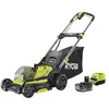 Image de RYOBI Tondeuse poussée 18V Brushless coupe 40 cm ramassage et mulching batterie 5 0