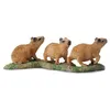 Image de Collecta animaux sauvages : cochon d'eau 25 cm brun 3 pièces