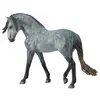 Image de Figurine cheval : deluxe 1:12 : etalon andalou dark dapple grey figurines collecta