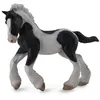 Image de Figurine Cheval : Poulain Gypsy Noir et Blanc Pie Figurines Collecta
