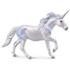 Image de Collecta figurine licorne unicorne blanche/bleue 17 x 12 cm