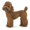 Image de Collecta chien Caniche junior 4,2 cm brun caoutchouc