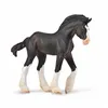 Image de Figurine Cheval (M): Poulain Noir Clydesdale Figurines Collecta