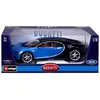 Image de Voiture Bburago Bugatti Chiron 1:18 Bleu