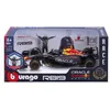Image de Voiture Bburago Red Bull F1 Racing et figurine pilote Verstappen avec casque