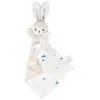 Image de Carre douceur doudou lapin blanc delicat