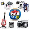 Image de Zuru BRIQUES MAX RETRO S2ASS6 PRE15, Gaming rétro, Bleu