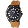 Image de Timberland, Montre, Millinocket, Noir, Marron, Gris, Beige, (Horloge analogique, 45 mm)
