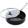 Image de Greenpan Evolution Hapjespan met deksel 26 cm Zwart (CC007086-001), Poêle + casserole, Noir