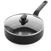 Image de Sauteuse avec couvercle Essence 24 cm - Greenpan - Noir - Aluminium