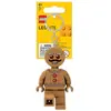 Image de Euromic, Unisexe, Porte-clés, LEGO - Keychain w/LED - Gingerbread Man (4006036-LGL-KE182H), Multicolore