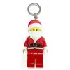 Image de Euromic, Unisexe, Porte-clés, LEGO - Keychain w/LED - Père Noël (4006036-LGL-KE189H), Rouge, Blanc, Multicolore
