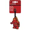 Image de LEGO Ninjago Kai nuovo portanome per bagaglio in vinile 10,5 cm, Accessoires de voyage, Rouge, Multicolore