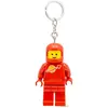 Image de LEGO, Unisexe, Porte-clés, Porte-clés avec LED - Spaceman Key Light Re3d (4006036-KE10HR), Rouge, Multicolore