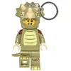 Image de LEGO - Porte-clés lumineux Minifigures Triceratops Costume 8 cm