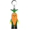 Image de LEGO, Unisexe, Porte-clés, Minifigures Schlüsselanhänger mit Leuchtfunktion Karotten-Maskottchen 8 cm, Multicolore