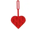 Image de Etiquette de voyage LEGO® Bag Tag 3x3 Heart Rouge
