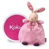 Image de Kaloo petite rose doudou forme lapin fille 25 cm