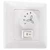 Image de Westinghouse lighting 7880140 interrupteur mural pour ventilateur de plafond westinghouse, 4 niveaux de réglage, bouton marche/arrêt, bouton marche-arrêt pour la lumière