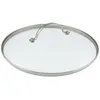 Image de Greenpan 30 Cm Tempered Glass With Stainless Steel Rim Univesal Glass Lid With Metal Handle