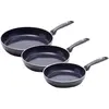 Image de Greenpan Torino Set de pots à cookie 3 pièces, Poêle + casserole, Noir