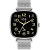 Image de ICE Watch Ice Smart SQ 2.0 Square 1.70 Silver Milanese (37 mm, sans carte SIM), Montre connectée