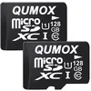 Image de 2pcs Micro SD SDXC 128Go classe 10 UHS-I Qumox 80Mo/s