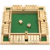 Image de Jeu en bois ferme la boite 4 joueurs Jeu de plateau Quatre côtés