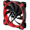 Image de Arctic BioniX F120 (120 mm, 1x), Ventilateur PC, Noir, Rouge