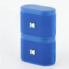 Image de KODAK Soundbrix - Lot de 2 Enceintes Bluetooth Magnetique avec Mecanisme de Docking, Sans Fil, Connectez jusqu'à 100 Enceintes, Autonomie de 3h, Charge Type-C, Puissance 5W RMS - Bleu