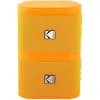 Image de Kodak Soundbrix magnetic docking x2pcs orange (3 h), Enceinte Bluetooth, Orange