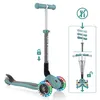 Image de Trottinette GLOBBER Primo - 120/80 mm, ABEC 5, 3 roues, réglable, roues LED
