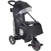 Image de Globber, Poussette : accessoires, EXPLORER TRIKE Regenschutz (schwarz/transparent)