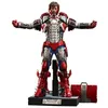 Image de Figurine Hot Toys MMS600 - Marvel Comics - Iron Man 2 - Tony Stark Mark 5 Suit Up Deluxe Version