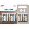 Image de Philips LR6A10BP/10, Pile à usage unique, AA, alcaline, 1.5 V, 10 pc(s), 5 year(s) (10 pcs, AA), Batteries + piles