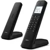 Image de Philips Téléphone sans fil DECT, Téléphone, Noir