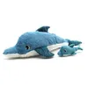 Image de Ptipotos - Dauphin maman et bebe - bleu
