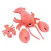 Image de Les Déglingos Les PTIPOTOS by Peluche Maman Bebe I love you Homard Maman and Bebe Corail