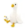 Image de Les Déglingos Les PTIPOTOS by Peluche JEBONGOU OIE Maman and Bebe Blanche