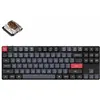 Image de Keychron K1 Pro (noir/bleu, DE-Layout, Gateron Low Profile 2.0 Mechanical Brown, Hot-Swap, Aluminiumra (DE, Filaire, Sans fil), Clavier, Bleu, Gris, Noir